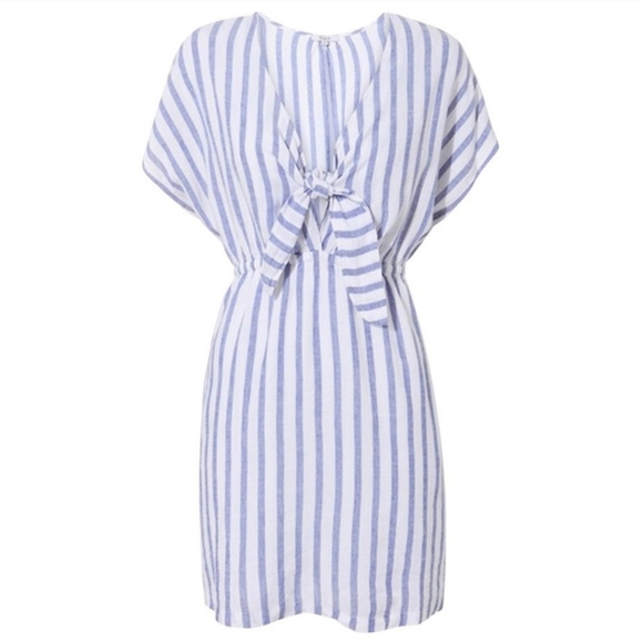 Rails linen blend striped dress - Picture 2 of 9
